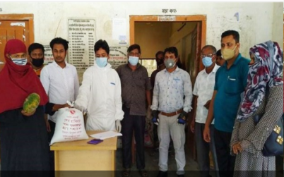 টাঙ্গাইলের ভূঞাপুরে সরকারের বরাদ্দকৃত খাদ্য সামগ্রী বিতরণ