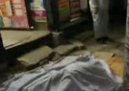 টঙ্গীতে করোনা ভাইরাস সন্দেহে এক বৃদ্ধা মহিলার লাশ মধ্য রাত পর্যন্ত রাস্তায়
