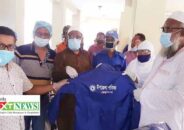 কুষ্টিয়ার ভেড়ামারা উপজেলা পরিষদের পক্ষে গ্রাম পুলিশদের মাঝে পিপিই বিতরণ