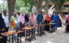 উল্লাপাড়ায় করোনায় কর্মহীন মহিলাদের মধ্যে সেলাই মেশিন বিতরণ