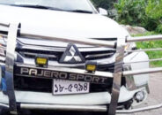 নরসিংদীর রায়পুরায় সড়ক দুর্ঘটনার শিকার পরিকল্পনামন্ত্রীর  গাড়ি 