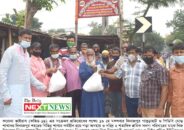 দিনাজপুরে শ্রমিকদের খাদ্য সামগ্রী বিতরণ