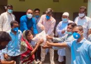 টাঙ্গাইলের ঘটাইলে বিএনপির  ত্রান  বিতরণ
