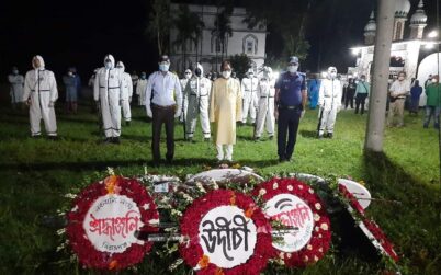 নিজ জন্মভূমিতে স্ত্রীর পাশে চির নিদ্রায় শায়িত হলেন কামাল লোহানী