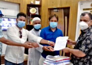 দিনাজপুরে ডেকোরেটর ও কমিউনিটি সেন্টার খুলে দেওয়ার দাবিতে প্রধানমন্ত্রীর কাছে স্মারকলিপি পেশ