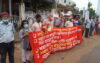 পাটকল বন্ধের প্রতিবাদে দিনাজপুরে বামজোটের মানববন্ধন