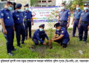 মুজিববর্ষে মুলাদী থানা পুলিশের বৃক্ষরোপন কর্মসূচি