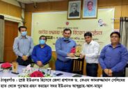 ঠাকুরগাঁওয়ে শুদ্ধাচারে শ্রেষ্ঠ ইউএনও আব্দুল্লাহ-আল-মামুন