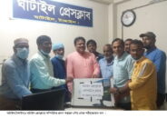 পৌর মেয়রের ঘাটাইল প্রেসক্লাবে কম্পিউটার প্রদান
