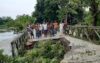 নাগরপুরে বন্যার পানির তোড়ে ভেঙ্গে পড়ছে বেড়িবাঁধ ব্রীজ কালভার্ট