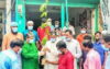 নরসিংদীর রায়পুরায়  মুজিব বর্ষ উপলক্ষে গাছের চারা ও মাস্ক বিতরণ 