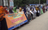 আফসার হত্যার আসামী গ্রেফতার ও বিচারের দাবীতে দিনাজপুরে মানববন্ধন ও স্মারকলিপি প্রদান