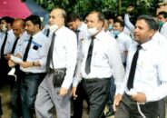 ঠাকুরগাঁওয়ে আইনজীবী সমিতির বিক্ষোভ ও আদালত বর্জন
