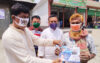 সরিষাবাড়ীতে করোনা সচেতনতায় যুবলীগের মাস্ক ও লিফলেট বিতরন