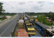 ঢাকা-টাঙ্গাইল-বঙ্গবন্ধু সেতু মহাসড়কে ২০ কিলোমিটার যানজট
