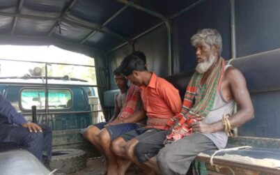 কালিহাতীতে অবৈধ বালু উত্তোলন।।৪ শ্রমিকের জেল