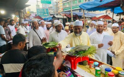 টাঙ্গাইলে জামায়াতের এমপি প্রার্থী মাসুদের গনসংযোগ