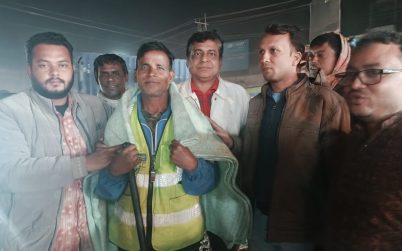 ছিন্নমূলদের মাঝে কালিহাতী রিপোর্টার্স ইউনিটির কম্বল বিতরণ